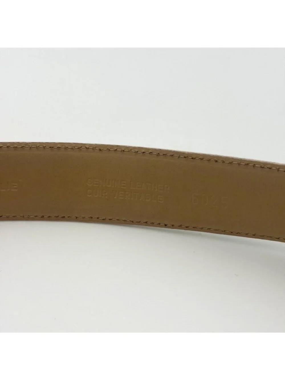 Talbots White Genuine Leather Wide Waist Belt Womens Size S Italy
